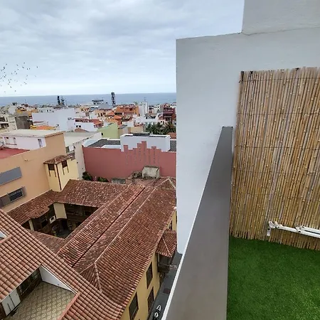Atico Con Piscina En El Centro Puerto De La Cruz - Edificio Girasol Апартаменты