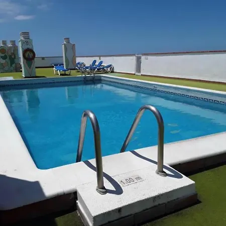Atico Con Piscina En El Centro Puerto De La Cruz - Edificio Girasol アパート